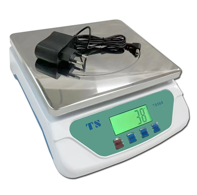 TS-500 Dijital Terazi - LCD Ekran, Dara Alma, Sayım Fonksiyonlu, Yüksek Hassasiyetli Tartım Cihazı