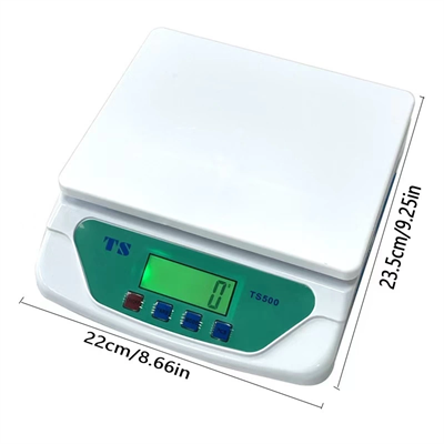 TS-500 Dijital Terazi - LCD Ekran, Dara Alma, Sayım Fonksiyonlu, Yüksek Hassasiyetli Tartım Cihazı