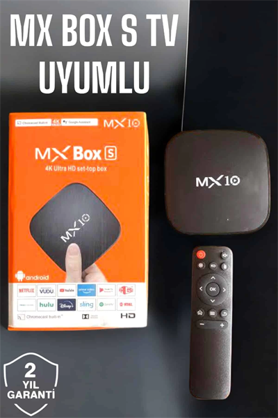 TV Box Android Uyumlu 4 Çekirdekli WİFİ Bağlantılı 4K
