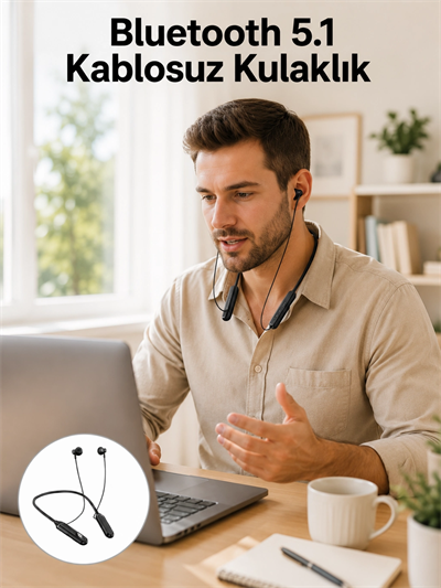 TWS Bluetooth Kulaklık – 100 Saat Bekleme Süresi, Hızlı Şarj Yeni Nesil