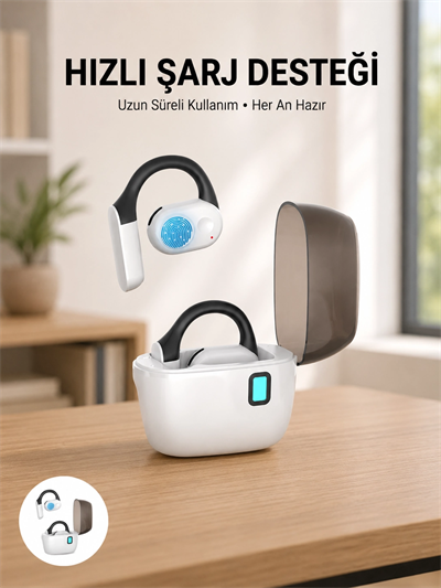 TWS Bluetooth Kulaklık – Otomatik Şarj, Taşınabilir Şarj Kutusu Yeni Nesil
