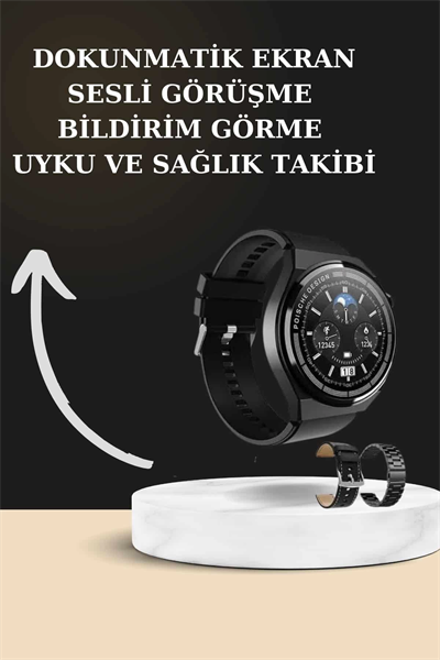 TWS Bluetooth Kulaklık ve Akıllı Saat Uyku Takibi Nabız Ölçer Uzun Pil Ömrü