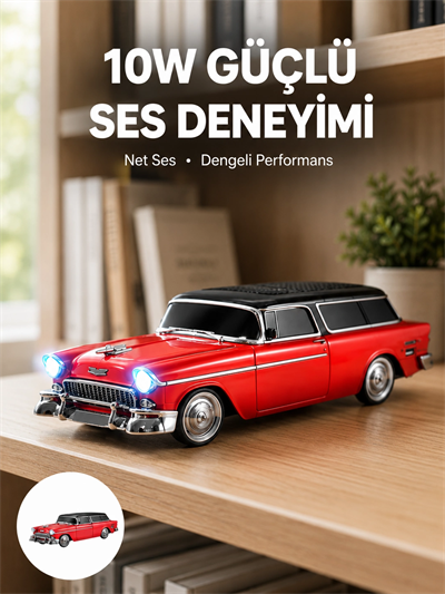 TWS Destekli FM Radyo ve USB Girişli Hoparlör