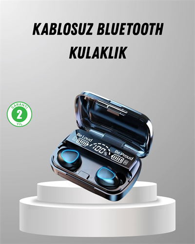 TWS Kablosuz Kulaklık Şarj Kutulu 20 Saat Kullanım Konforlu