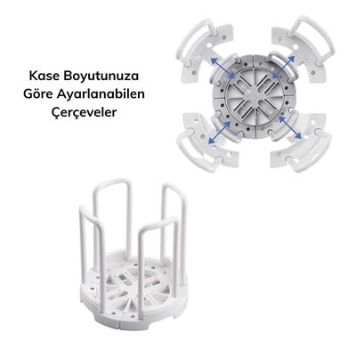 Tabak Bardak Kase Standı Bulaşık Kurutma Tutucu Mutfak Düzenleyici Organizatör (3936)