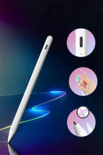 Tablet Kalemi Stylus Pen Dokunmatik Kalem Android Ve İOS Uyumlu Şarjlı