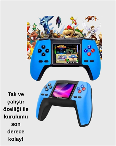 Tak Çalıştır Mini Retro GamePad | 520 Klasik Oyun