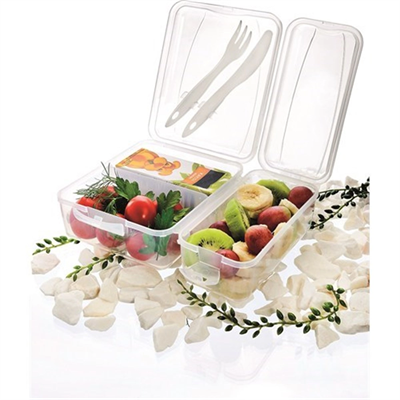 Takeaway Ergonomik Asorti Çatal Bıçaklı Pratik Yoğurt Saklama Kabı Bx40