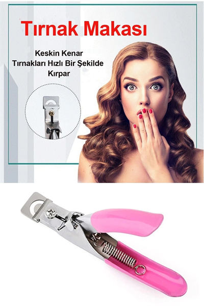 Takma Tırnak Protez Tırnak Pens Kesici Ayarlayıcı Giyotin