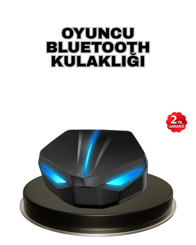 Tam Kablosuz Oyuncu Kulaklığı 5.0 Bluetooth LED Kontrollü