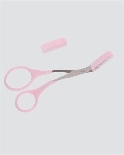 Tarak ve Fırça Başlıklı Kaş Şekillendirme Makası