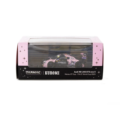 Tarmac Works 1/64 Audi R8 LMS GT3 evo II Macau GT Cup - FIA GT World Cup 2024 #10 with Tarmac Cards Combo Set