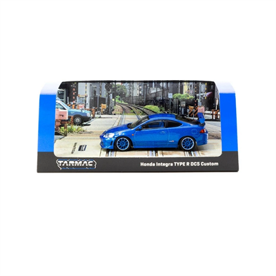 Tarmac Works 1/64 Honda Integra TYPE R DC5 Custom Blue Metallic - ROAD64