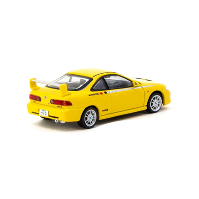 Tarmac Works 1/64 Honda Integra TYPE R DC2 MUGEN Sunlight Yellow