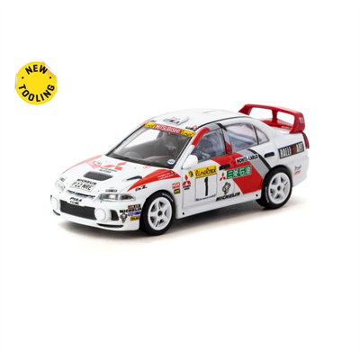Tarmac Works 1/64 Mitsubishi Lancer Evolution IV Rallye Monte-Carlo 1997