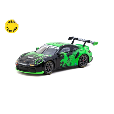 Tarmac Works 1/64 Porsche 911 GT3 Cup (992) Fire Monkey Motorsport - Tarmac Works X iXO Models