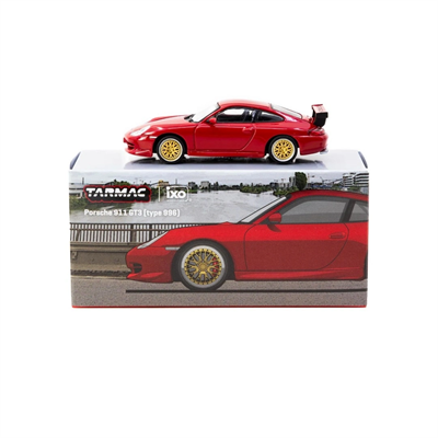 Tarmac Works 1/64 Porsche 911 GT3 type 996 Red