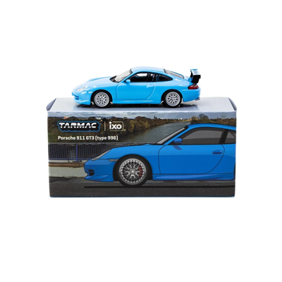 Tarmac Works 1/64 Porsche 911 GT3 (type 996) Light Blue