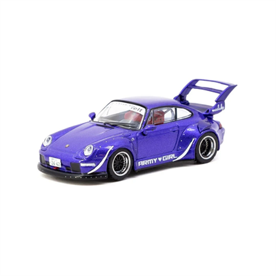 Tarmac Works 1/64 RWB 993 ARMY GIRL Blue