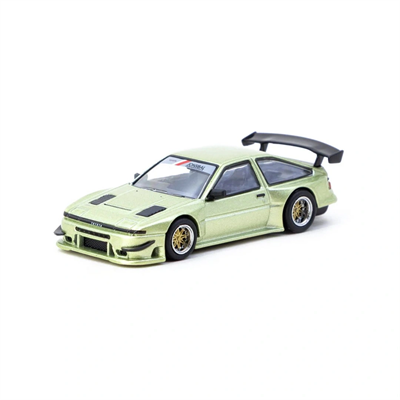 Tarmac Works 1/64 Toyota Sprinter Trueno AE86 Widebody Green - Designed by Jon Sibal