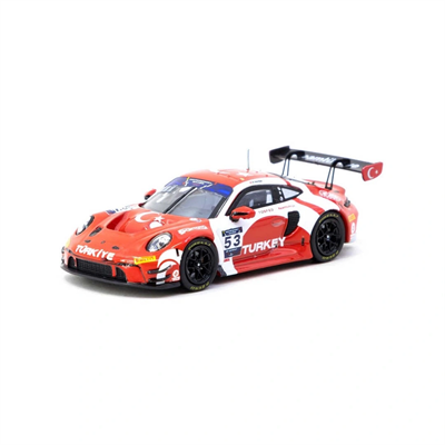 Tarmac Works X Diecast Turkey Porsche 911 GT3 R / FIA Motorsport Games GT Sprint 2024 Winner / Ayhancan Güven