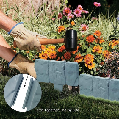 Taş Görünümlü Bahçe Çiti