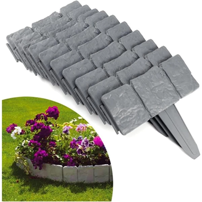 Taş Görünümlü Bahçe Çiti