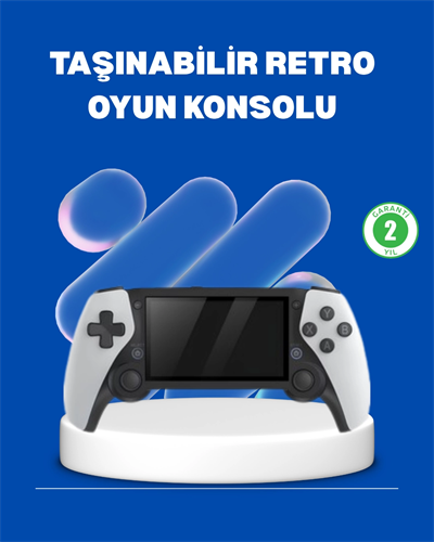 Taşınabilir 4.3” Ekranlı Retro Oyun Cihazı