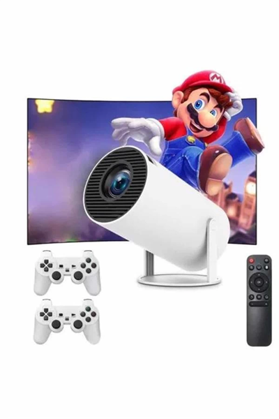 Taşınabilir Android Projeksiyon Ayaklı Çift Kollu 4K Çözünürlüklü Sinema Projeksiyonu