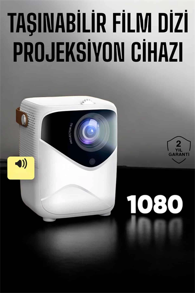 Taşınabilir Android Projeksiyon Wifi Destekli 4K Multimedia Tabanlı Ev Ve Ofis Tipi