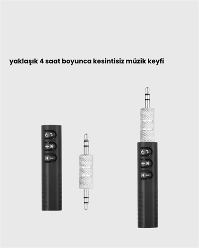 Taşınabilir Bluetooth 4.1 Ses Adaptörü – 10 Metre Çekim Mesafesi