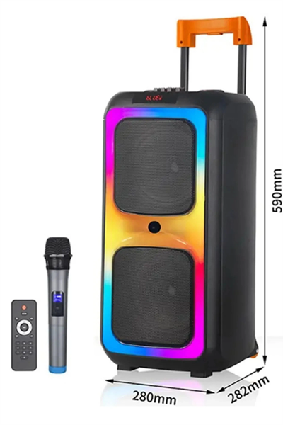 Taşınabilir Bluetooth Hoparlör - Renkli Işıklı, Suya Dayanıklı ve Çoklu Bağlantı Özellikli