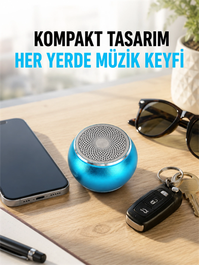 Taşınabilir Bluetooth Hoparlör  Eller Serbest Arama Özellikli Yeni Nesil