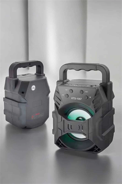 Taşınabilir Bluetooth Hoparlör Led Işıklı Uzun Pil Ömrü