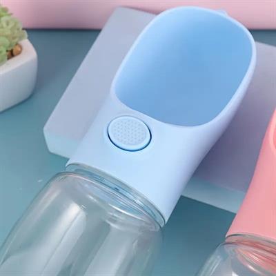 Taşınabilir Butonlu 350 ml Evcil Hayvan Suluğu (3936)