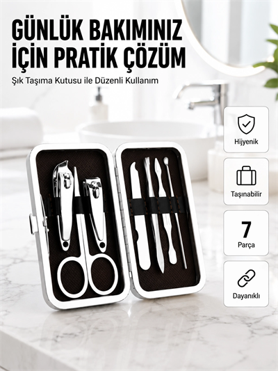 Taşınabilir Çantalı Çok Fonksiyonlu Bakım Seti