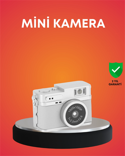 Taşınabilir Cep Boy Dijital Kamera LED Işıklı 1080P Video Çekim