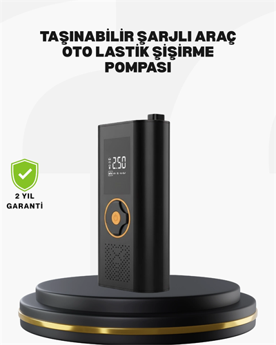 Taşınabilir Dijital Lastik Şişirme Cihazı Güvenli ve Pratik Kullanım