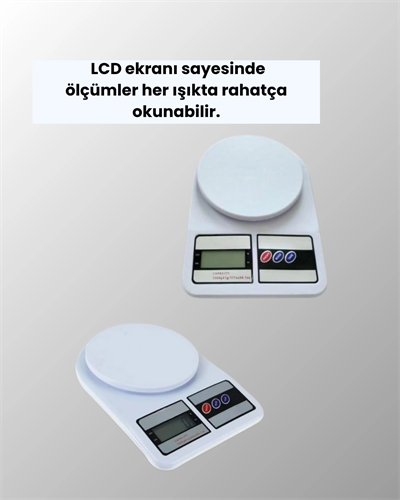 Taşınabilir Dijital Terazi – Çift Ölçü Birimi Destekli