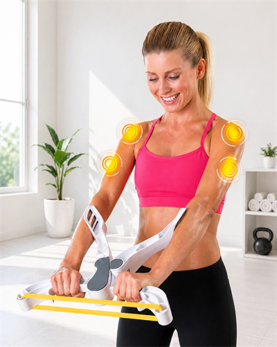 Taşınabilir Direnç Bantlı Ev Fitness Kol Güçlendirme Aleti