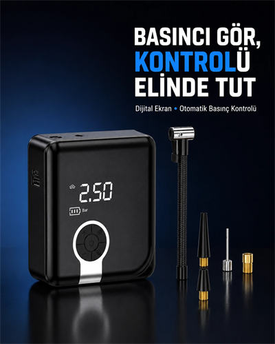 Taşınabilir Diyafram Tip Kompresör Yüksek Basınç Kapasiteli