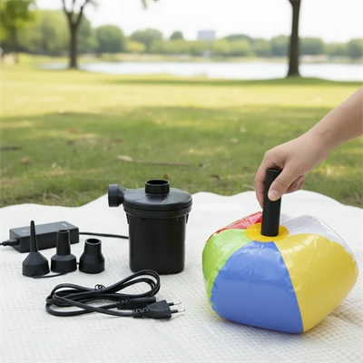 Taşınabilir Elektrikli Hava Kompresörü - Şişme Yatak ve Lastik Şişirme Pompası, Vakumlu Poşet Aparatlı