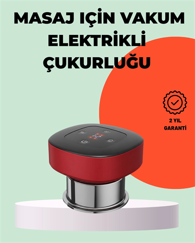 Taşınabilir Elektrikli Kupa Terapisi Masaj Cihazı Boyun Sırt Bacak