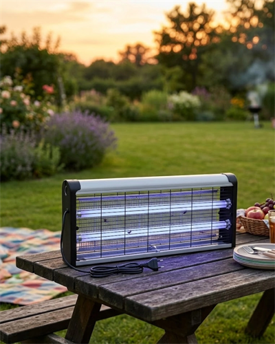 Taşınabilir Elektrikli Sinek Öldürücü 10W Askılı UV Haşere Lambası