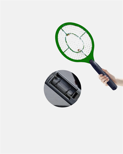 Taşınabilir Elektronik Sineklik – Üç Katmanlı Güvenli Izgara ve Kimyasız Koruma