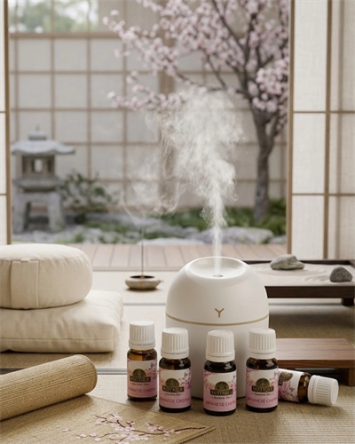 Taşınabilir Hava Nemlendirici LED Gece Işıklı USB Difüzör 5 Esans