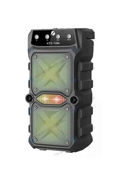 Taşınabilir Kablosuz Bluetooth Hoparlör Uzun Pil Ömrü Led Işıklı