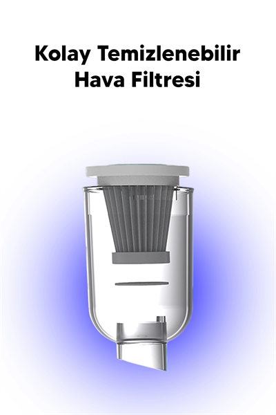 Taşınabilir Kablosuz Elektrikli El Süpürgesi- Ev, Ofis, Araba ,Klavye Temizliği İçin İdeal