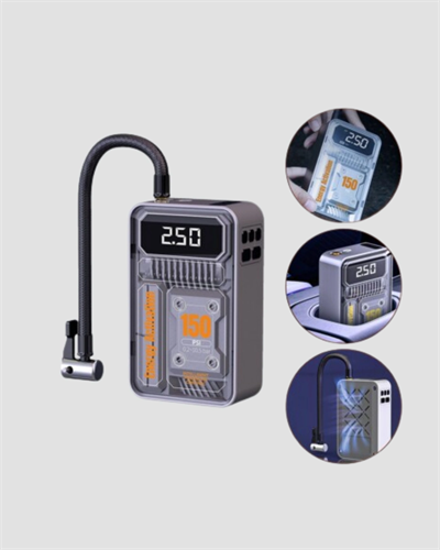 Taşınabilir Kablosuz Hava Pompası – 150 PSI Güçlü Basınç ve 6000mAh Şarjlı