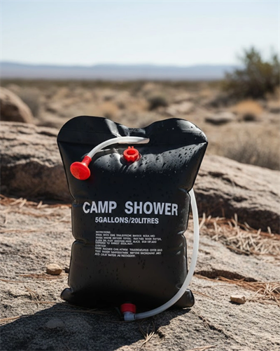 Taşınabilir Kamp Duşu Solar Isıtmalı 20 Litre Su Kapasiteli Hijyen Çözümü